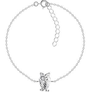 Sterling Silver Owl Bracelet